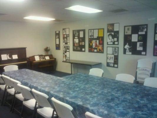 Conference Room with more exhibits.