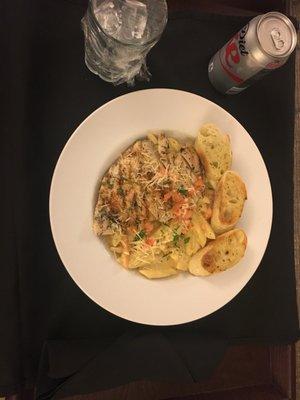 Cajun pasta with chicken