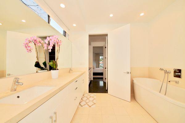 Clean and modern bathrooms