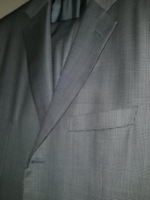 Zegna Silk and Wool Suit, Glen Plaid, Neiman Marcus.. $6,000.00 or more brand new