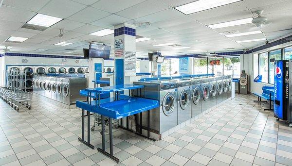 Laundromat interior