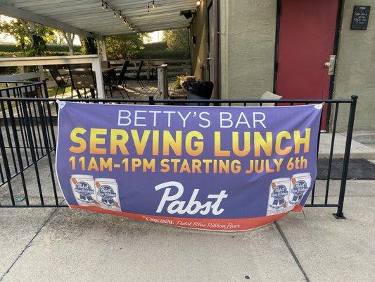 Betty's is not closed. She is here to stay!