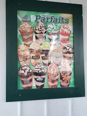 All the different parfaits