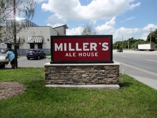 Miller's Ale House - Monument Sign - Miami, FL