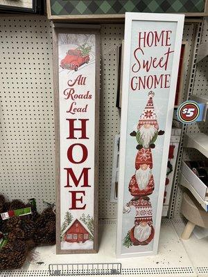 Cute Christmas signs for $5.