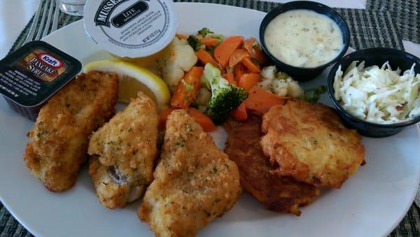 Fried Cod Dinner