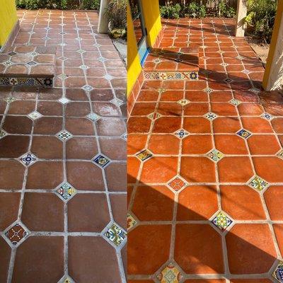 Refinishing tile