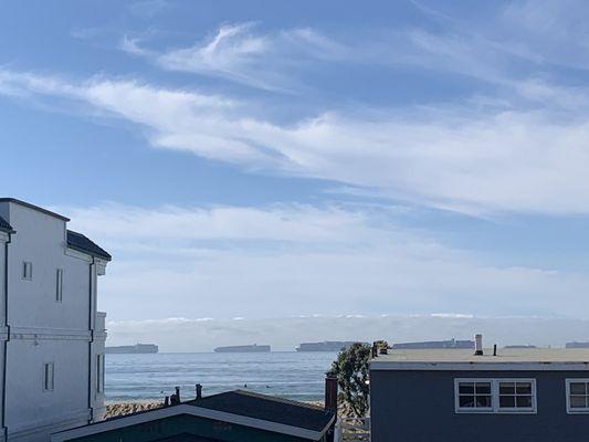 ocean view from patio