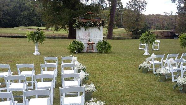 Outdoor wedding