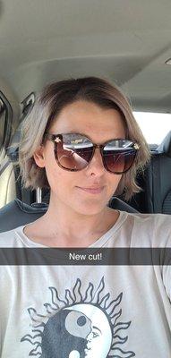 Thank you for the amazing cut Chelsea! You saved my hair and my self confidence after my disaster. Truly amazing work and consulting!