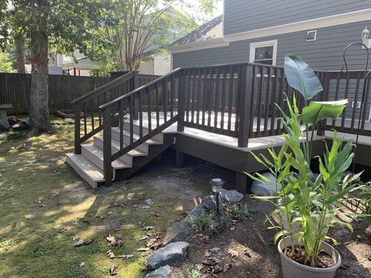 Deck Staining (Two-Tone)