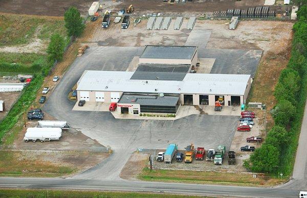 Overhead View of Michigan Truck Spring - 3649 Wolf Rd., Saginaw, MI.