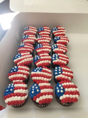 4th of July cupcakes