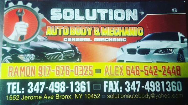 Solutions Auto Body & Mechanic