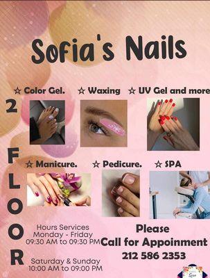 Sofia's Fashion nails promotions