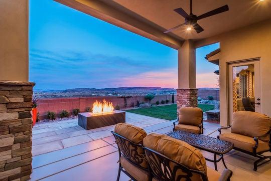 Enjoy a beautiful backyard. Ence Homes- Saint George, Utah