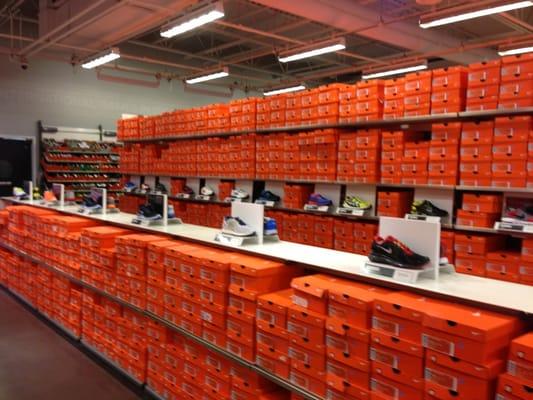 Cool layout.  Never seen one like this at a Nike Factory store.