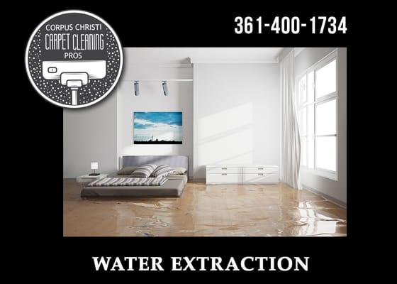 Corpus Christi Carpet Cleaning Pros - Water Extraction - Water Flooding