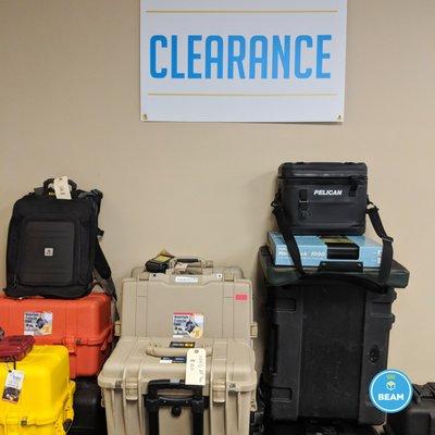 Discontinued, gently used, or scratched and dent Pelican gear can always be found here.