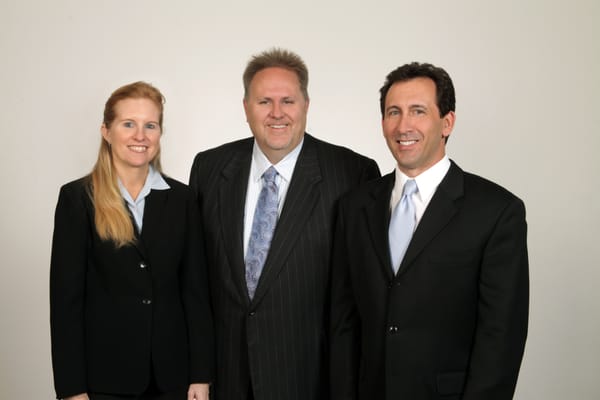 Attorneys Jennifer Muir, Todd Copeland, and Robert Crohan