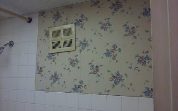 Bathroom wallpaper