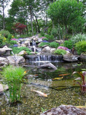 Pond with Waterfalls, Ringwood New Jersey