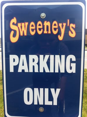 exclusive Sweeney's parking