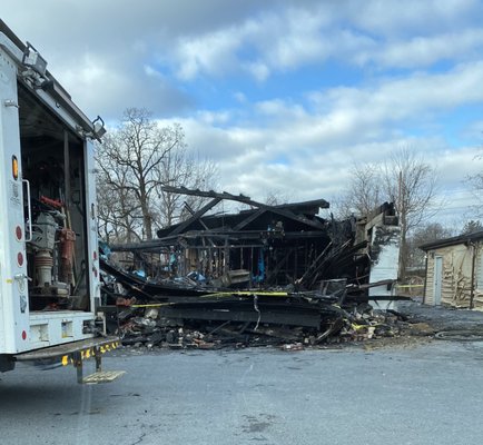 Building burned down on 1/27/21