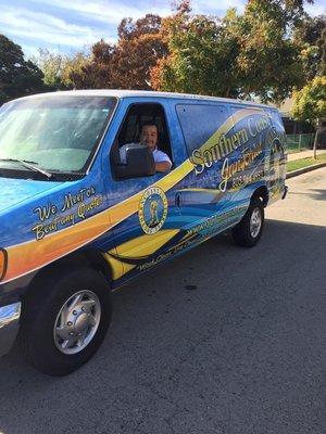 Southern Coast Janitorial Cleaning Van