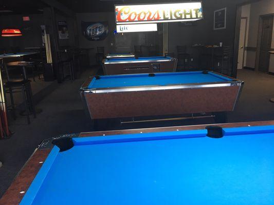 And more pool tables!