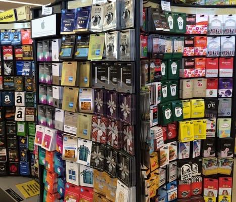 101 different gift cards-2015