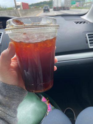 Cold Brew with light ice from Sunnyside Cup