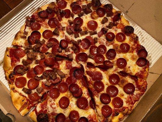 Pepperoni + sausage