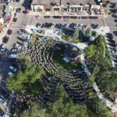 Outdoor free concert series held in Crosslake Town Square