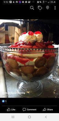 Banana Strawberry Pudding