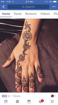 Heena tattoo