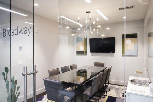 Conference rooms available to both members and non-members.