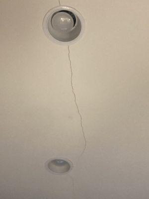 Cracks in ceiling.....settling???