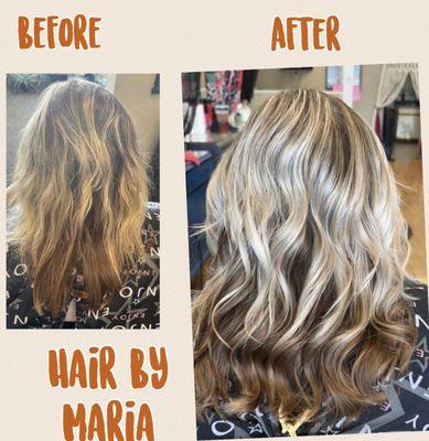 Before & After 
Cut & Color