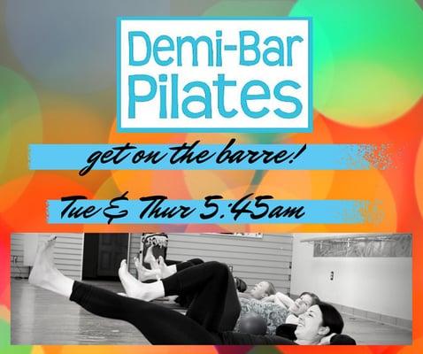 North East Iowa's ONLY Pilates Bar class.  Join a class with great music and body sculpting Pilates movements.