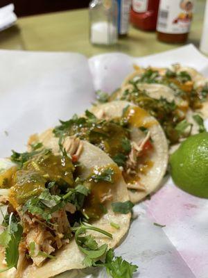 Pollo tacos