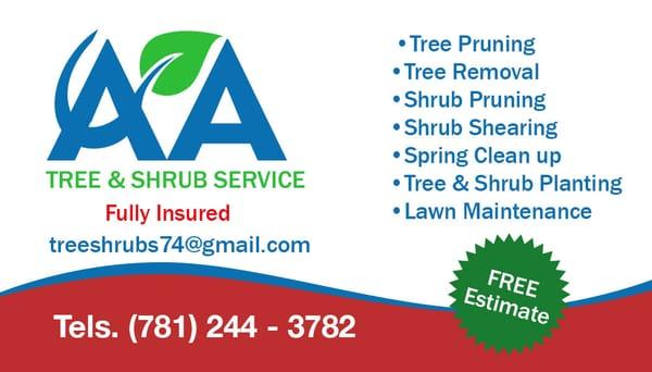 AAtree service 7812443782