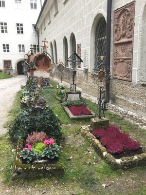 Graveyard where Mozart's family is buried.