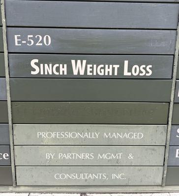 Sinch Weight Loss Sign