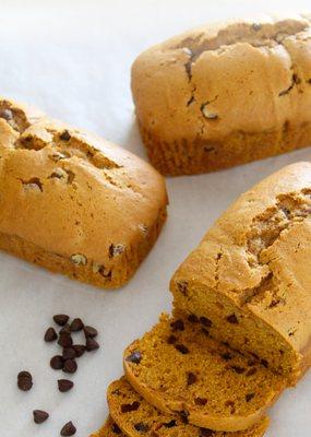 Everyone's favorite - Pumpkin Chocolate Chip Batter Bread