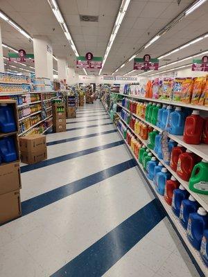 Laundry aisle