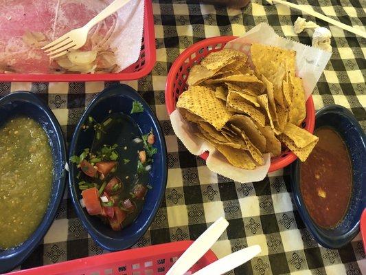 Chips and salsa.