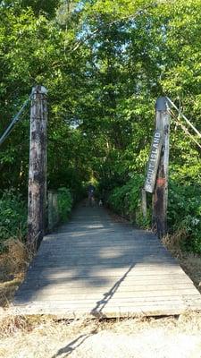 Bridge to Scout Island