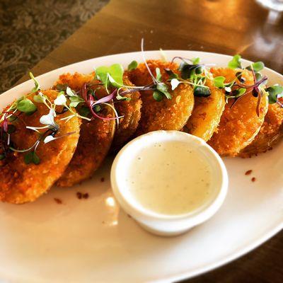 Fried green tomatoes