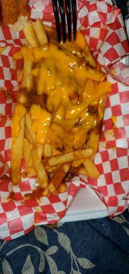 Their yummy chili cheese fries! But if you like real big cheeseburgers this is the place for you!